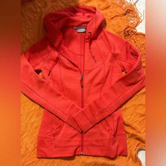 Athleta Jackets & Blazers - Athleta Women's Red Hoodie Jacket